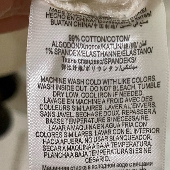 BCBG White Denim Button Down Mini Dress - Picture 6 of 6